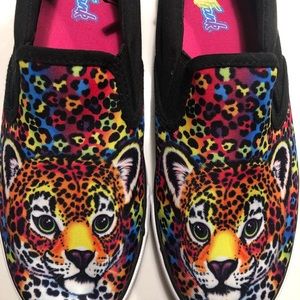 New Lisa Frank Slip-on Sneakers Flats Size 8
